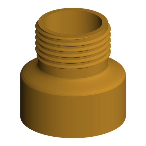 1" NPT Female to 3/4" Garden Hose Male Adapter
