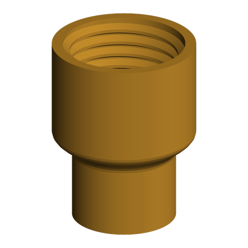 1/4" NPT Female to 1/2" Garden Hose Female Adapter