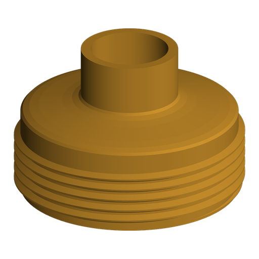 G1-1/2 BSPP Male to 20 mm Plain Pipe Adapter