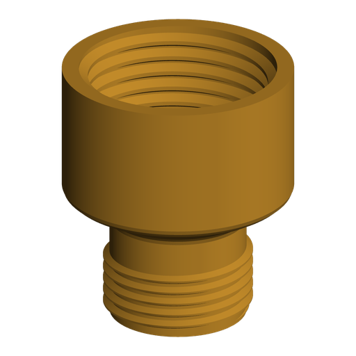 G3/8 BSPP Male to 1/2" NPT Female Adapter