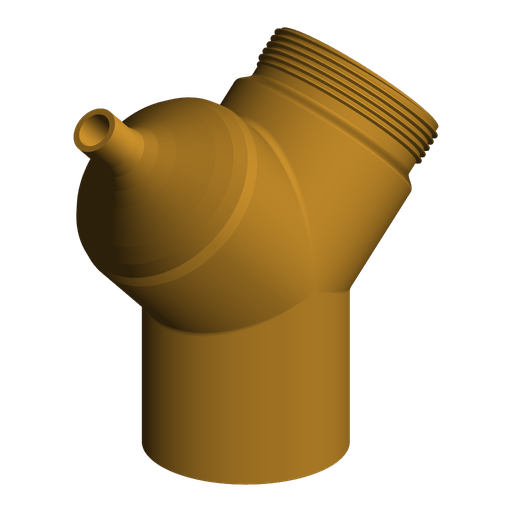 G2 BSPP Female to G2 BSPP Male and 3/8" NPT Male Y-Splitter